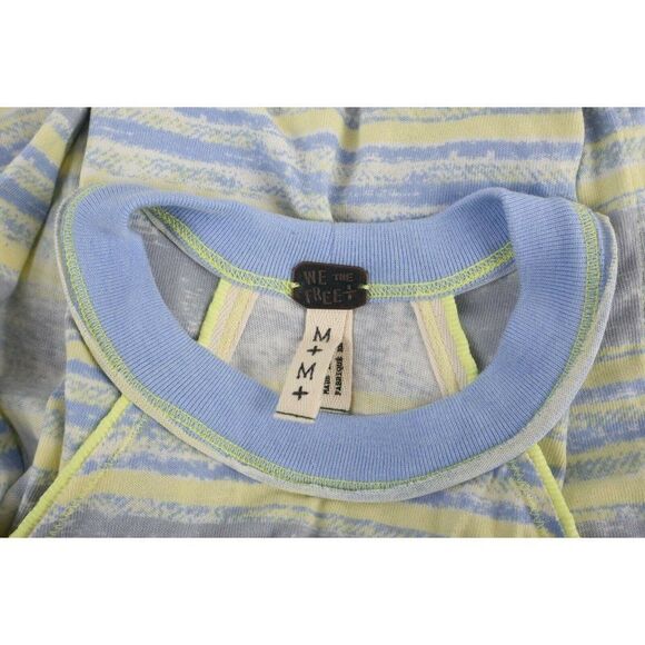 We the Free People Womens Tank Top M Blue Yellow - Picture 7 of 7